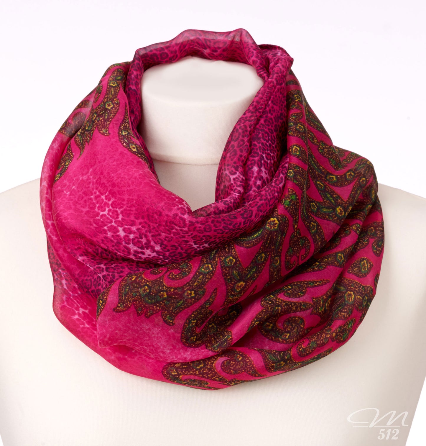 Seiden-Loop Chinese Pink