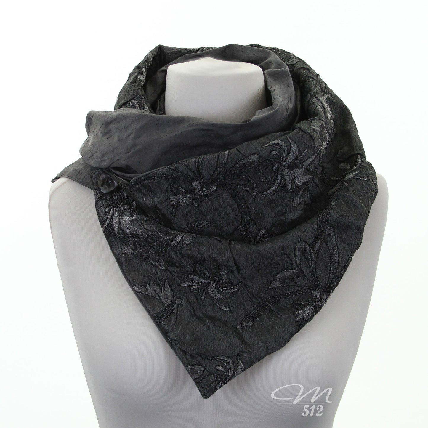 DRAPÉ® Silber-Ranken Seide