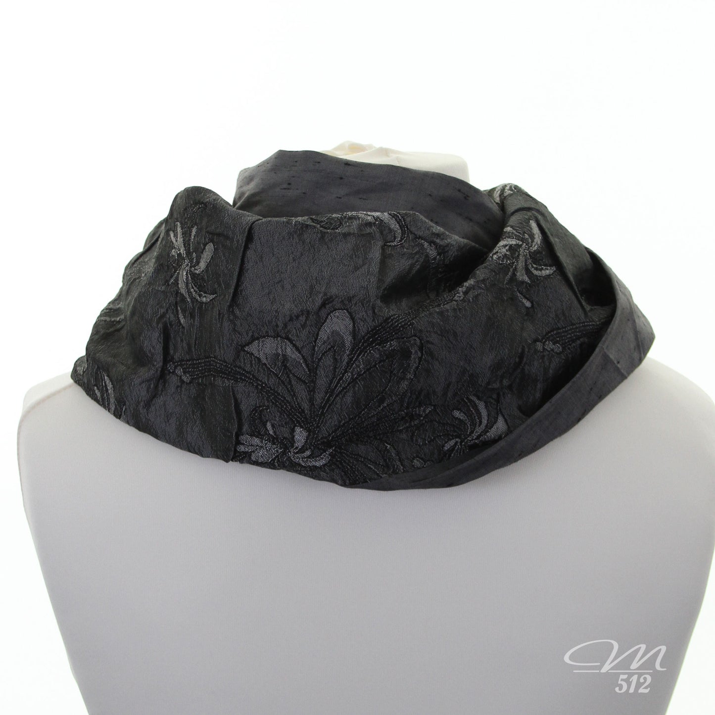 DRAPÉ® Silber-Ranken Seide