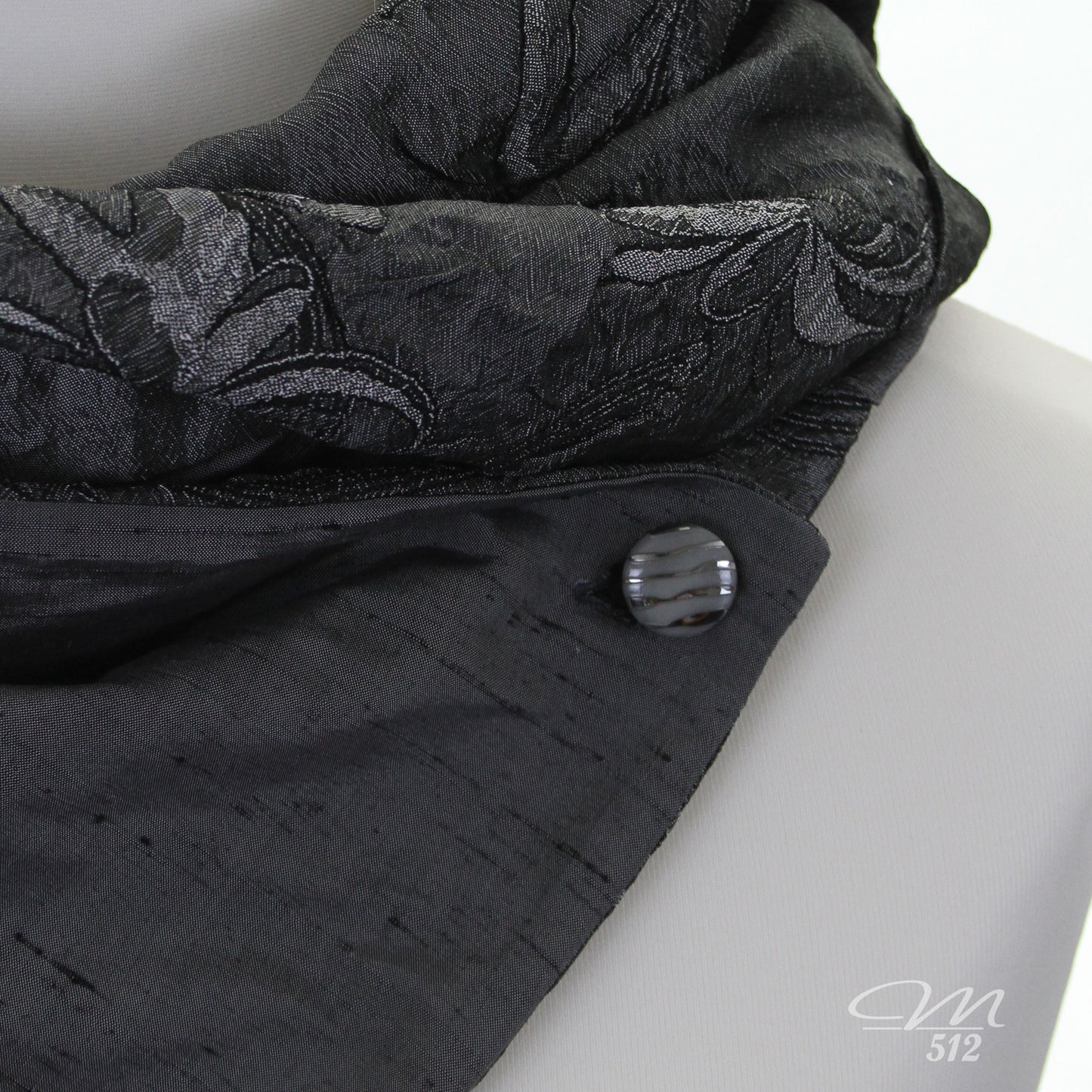 DRAPÉ® Silber-Ranken Seide
