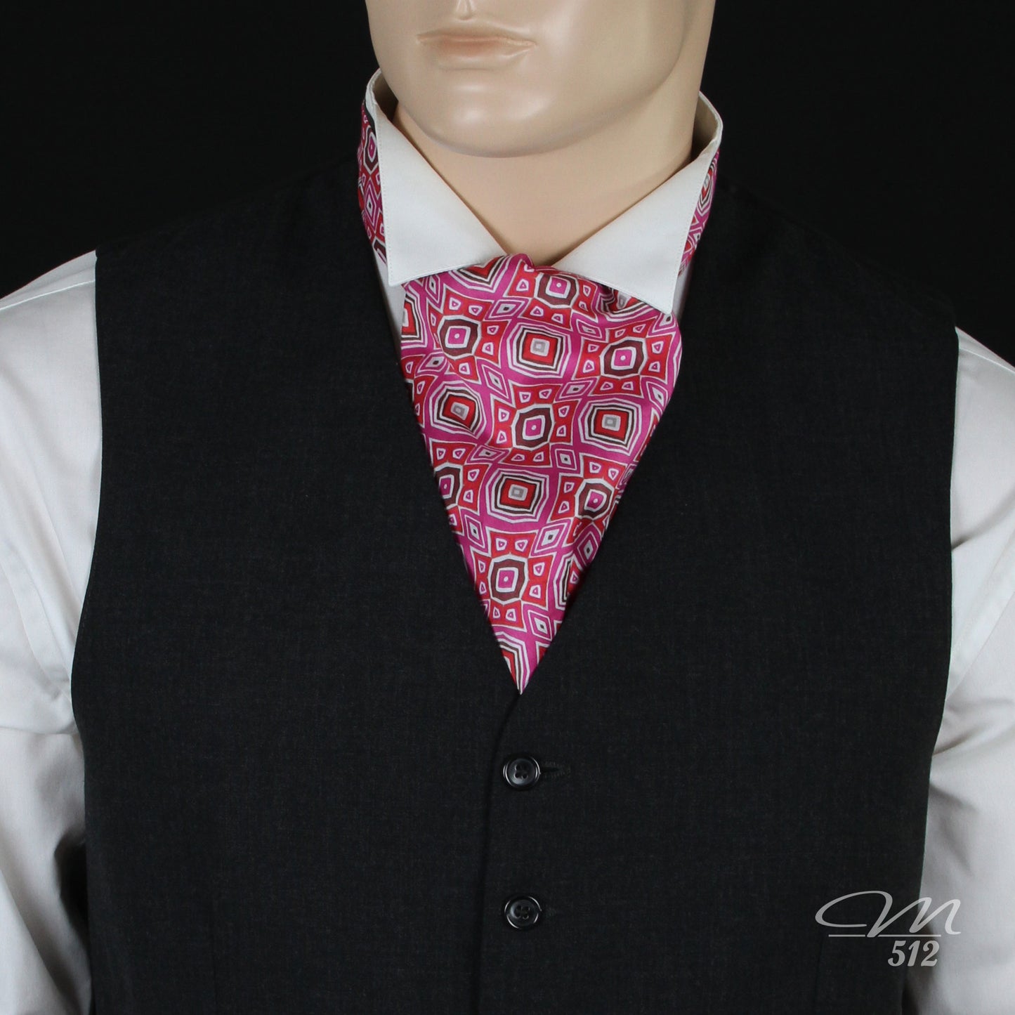 Krawattenschal Retro Pink
