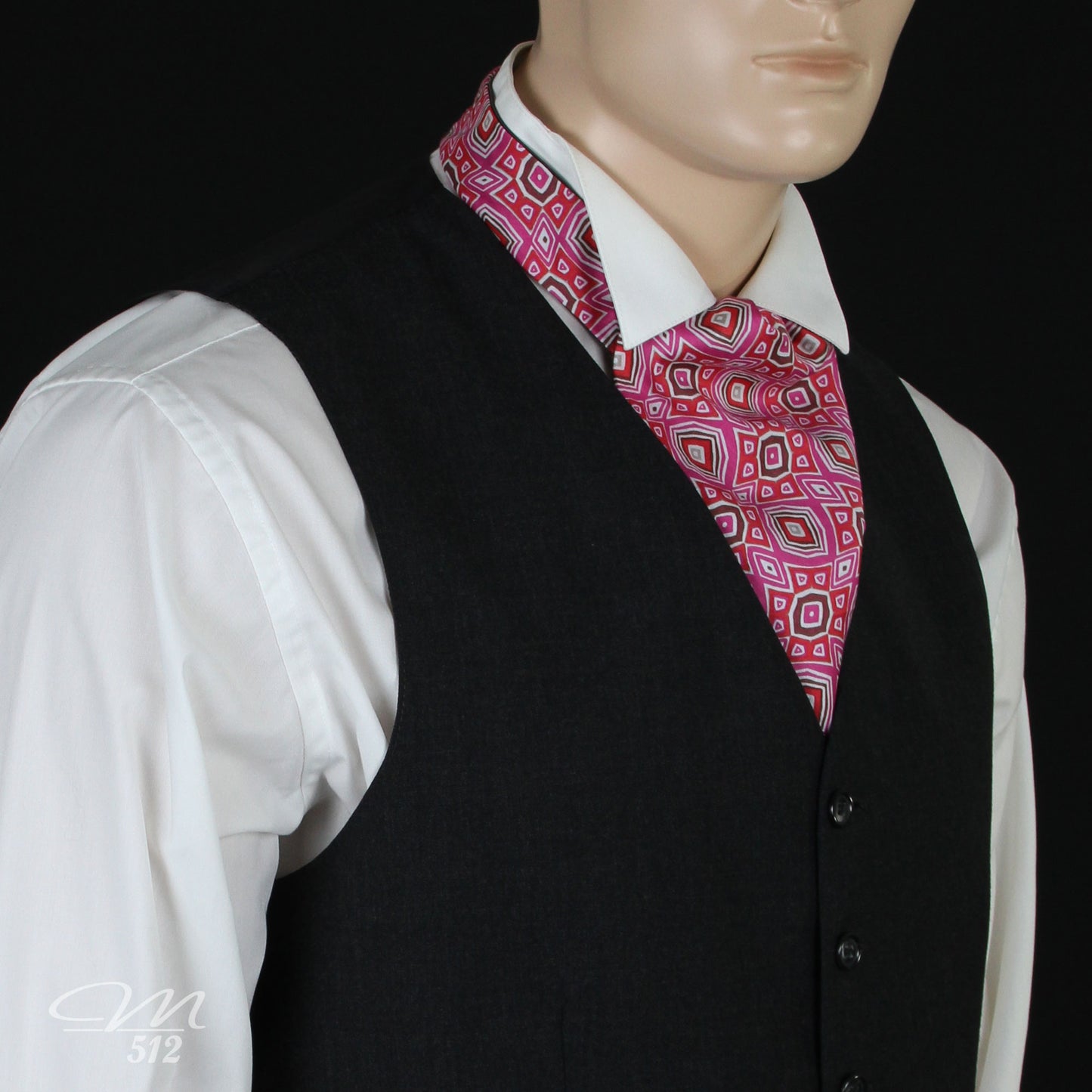 Krawattenschal Retro Pink