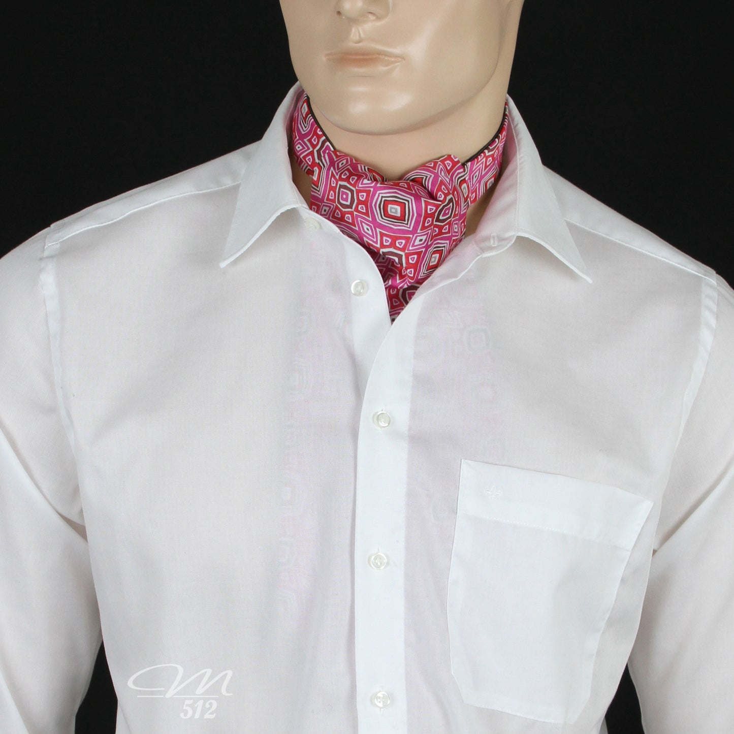 Krawattenschal Retro Pink