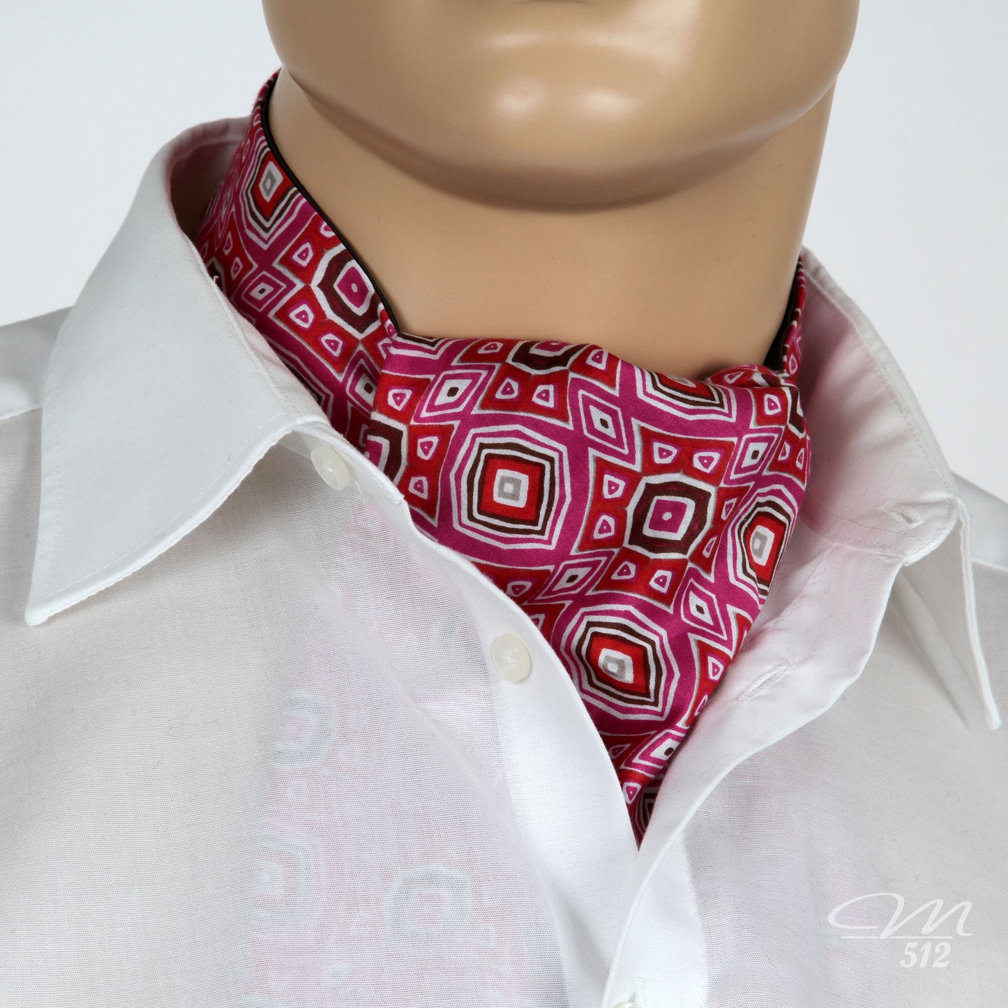Krawattenschal Retro Pink