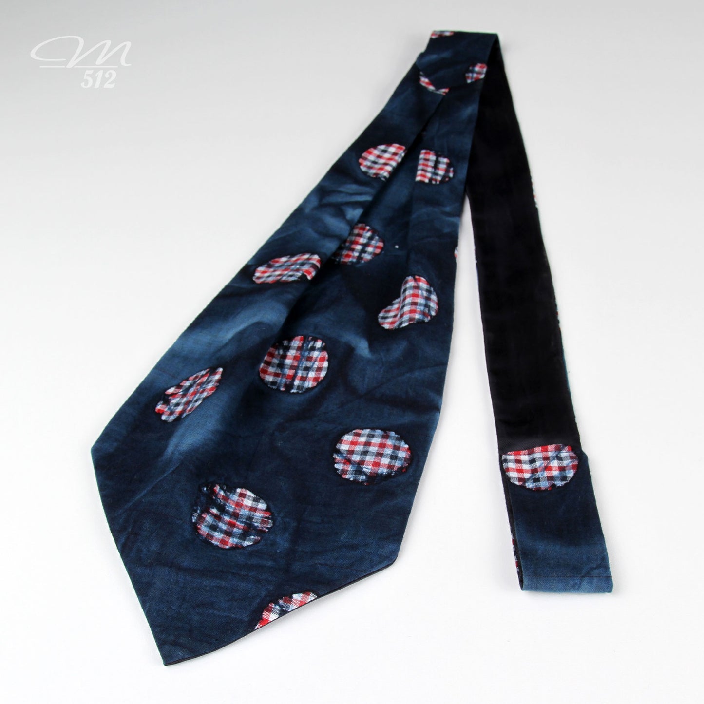 Krawattenschal Karo-Punkte