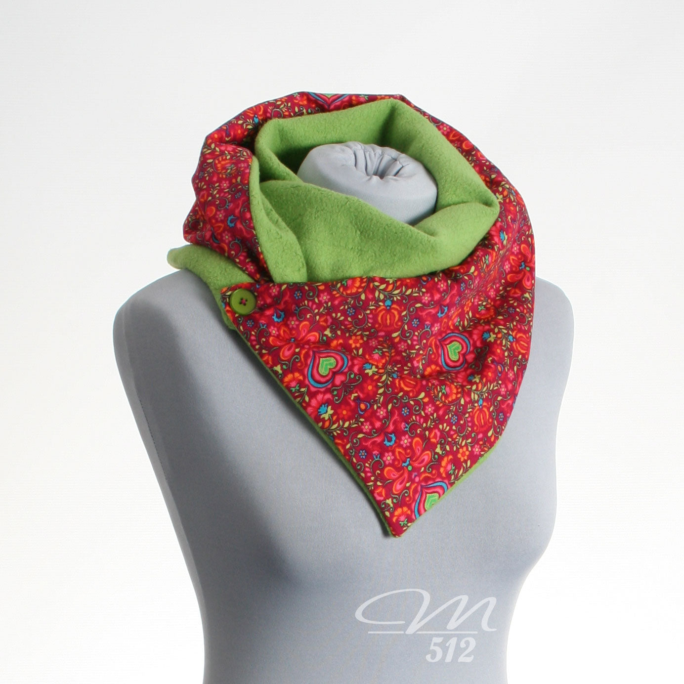 Warmes DRAPÉ Heartbeat Paisley Grün