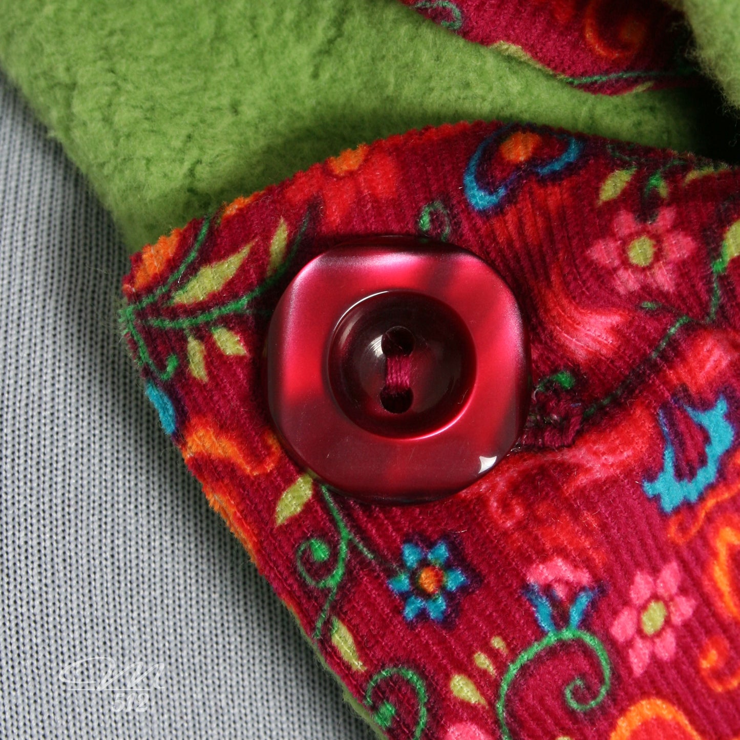 Warmes DRAPÉ Heartbeat Paisley Grün