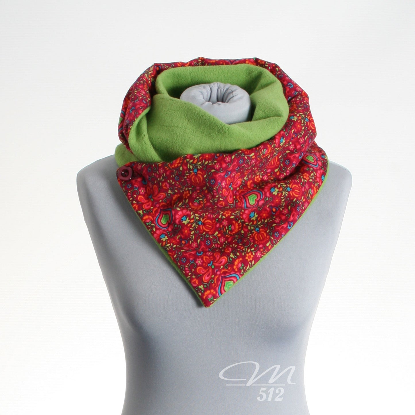 Warmes DRAPÉ Heartbeat Paisley Grün