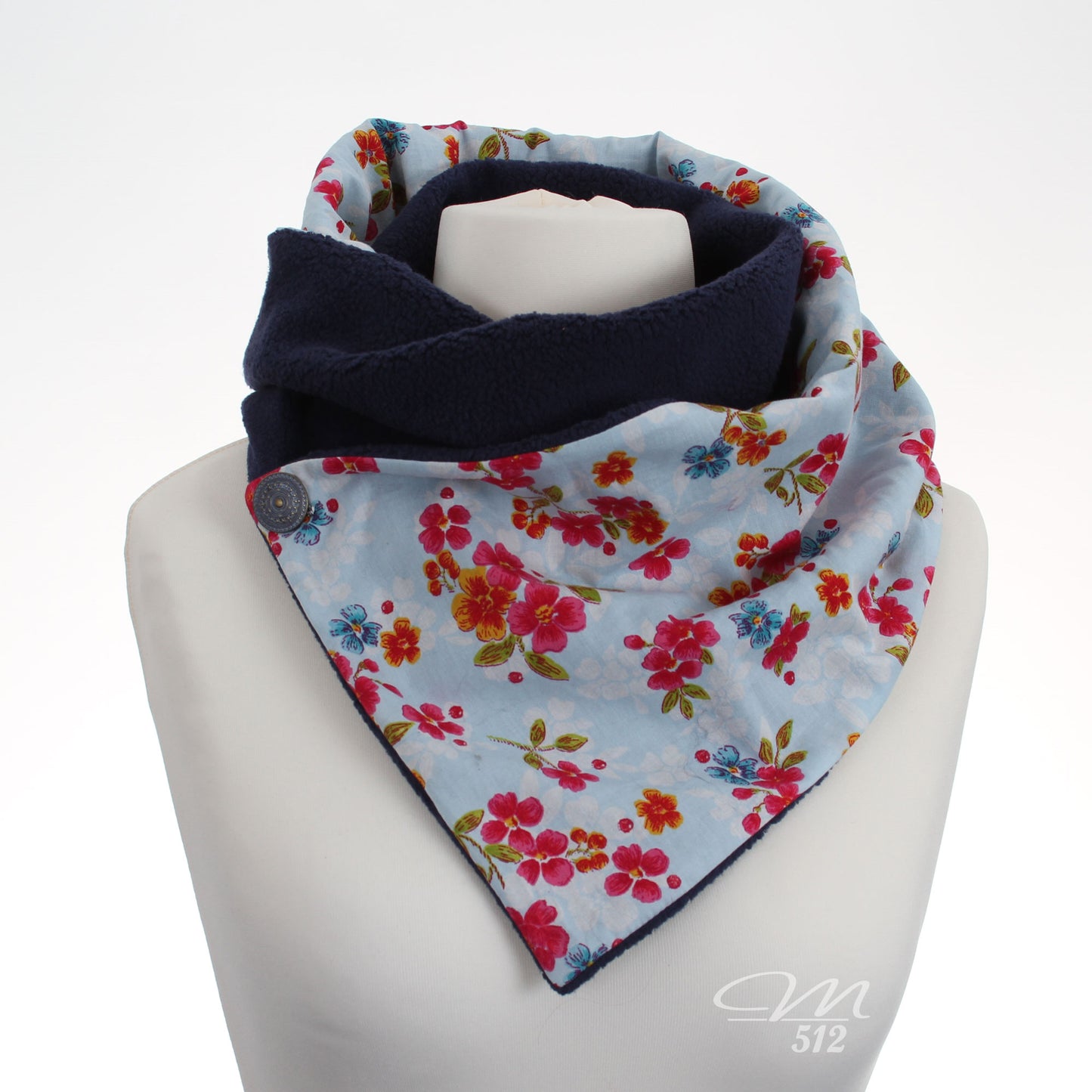 Warmes DRAPÉ Romantic Blue