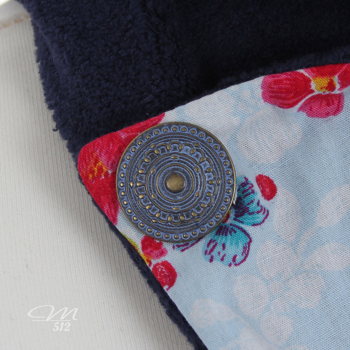 Warmes DRAPÉ Romantic Blue