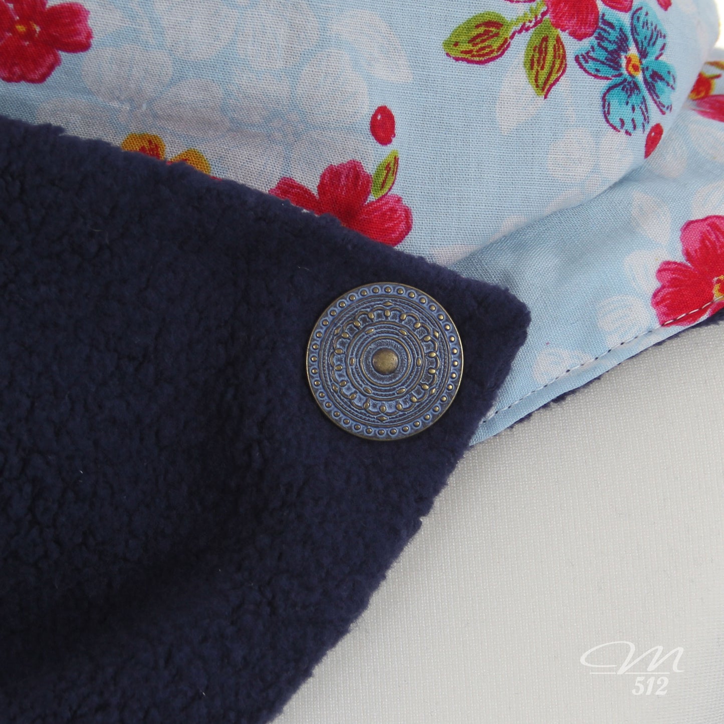 Warmes DRAPÉ Romantic Blue
