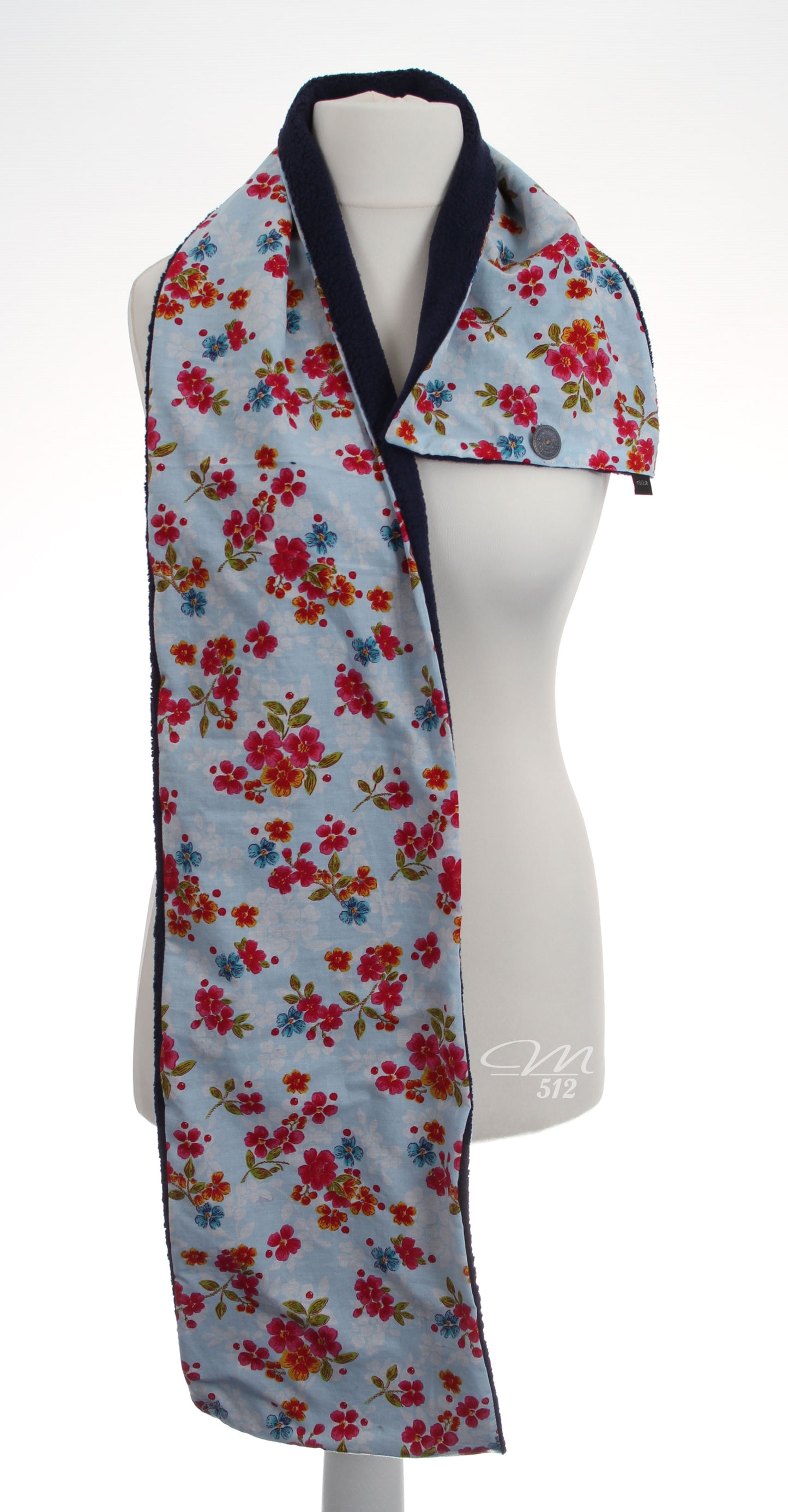 Warmes DRAPÉ Romantic Blue