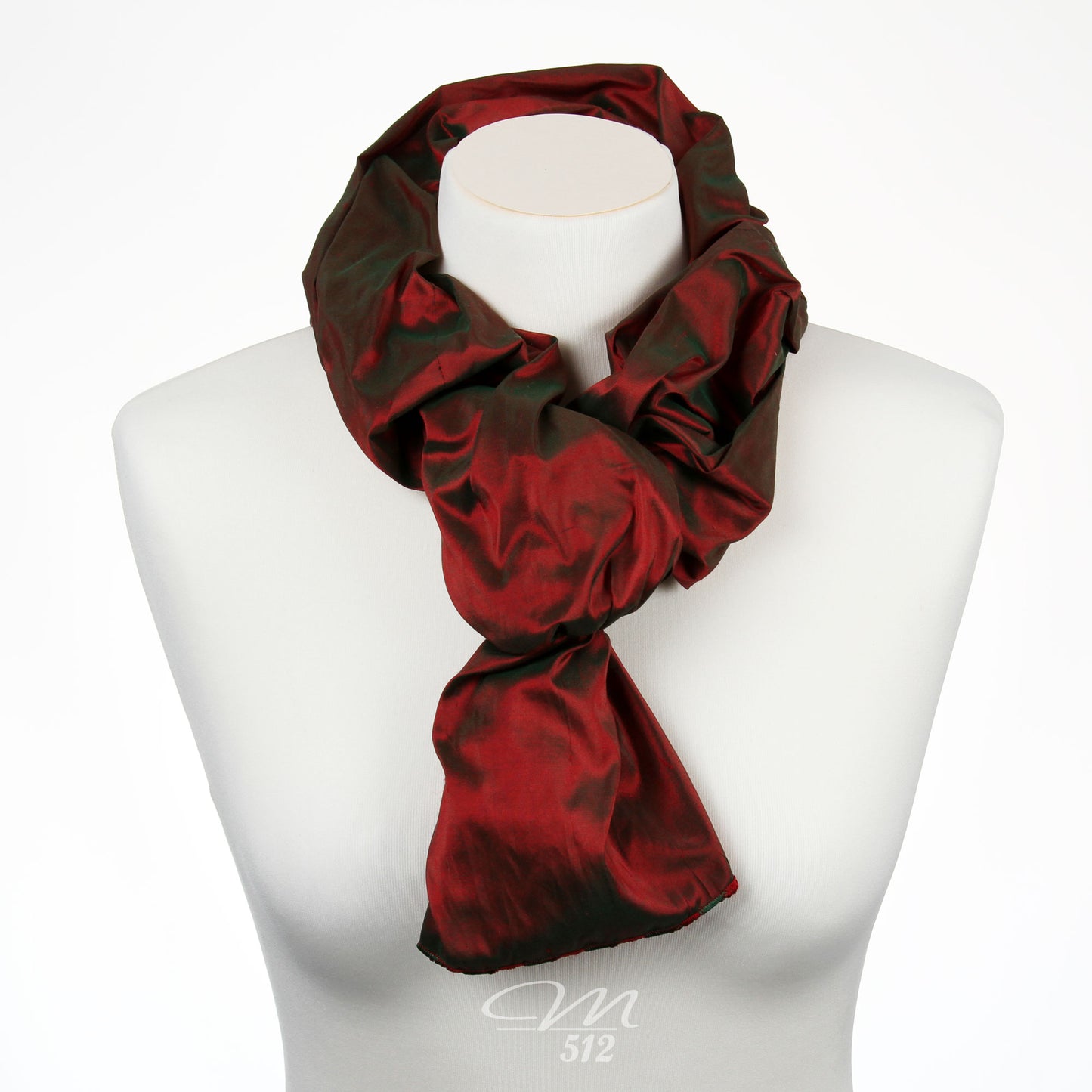 Collierschal Rot-Grün