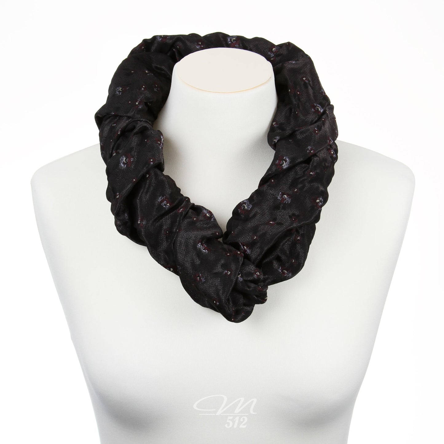 Collierschal Dark Flowers