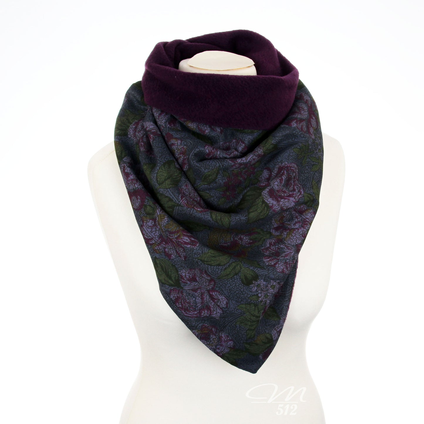 3Eck Blüten + Ornamente Violett