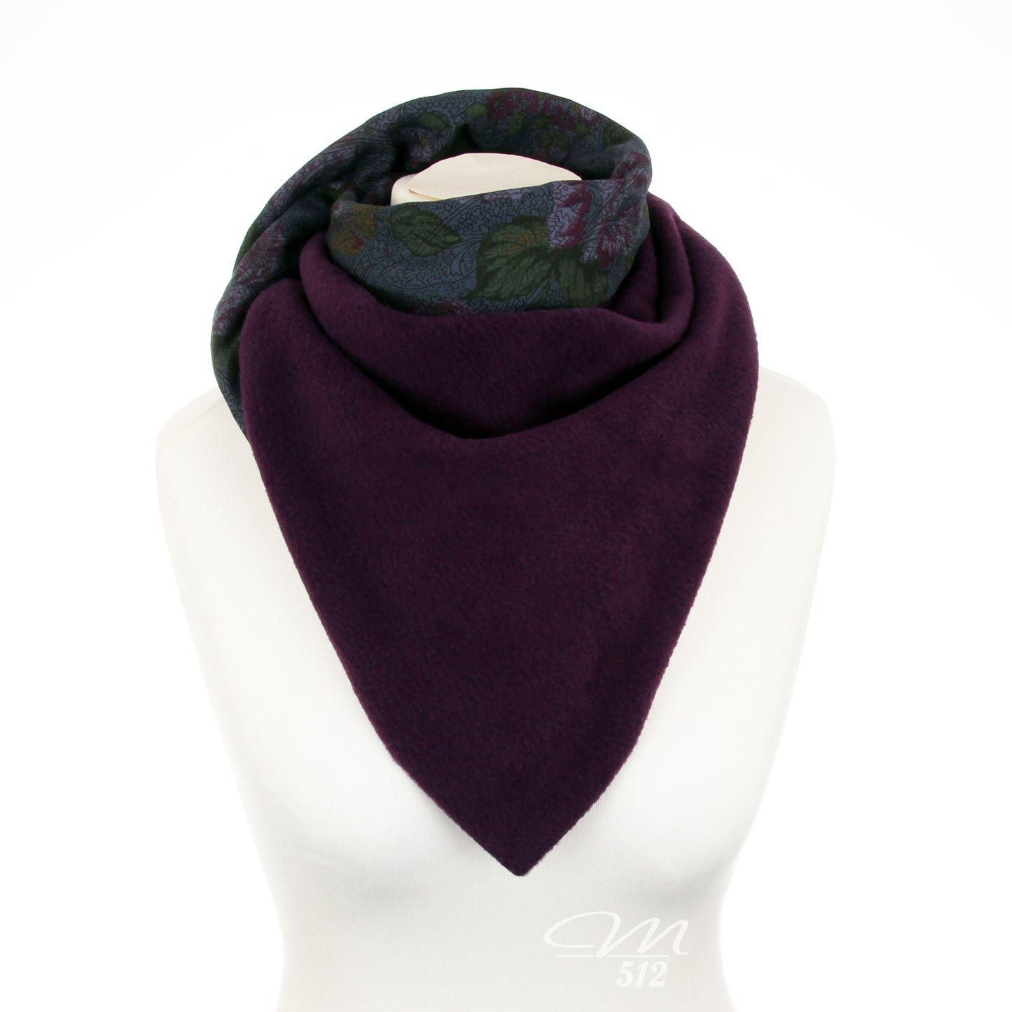 3Eck Blüten + Ornamente Violett