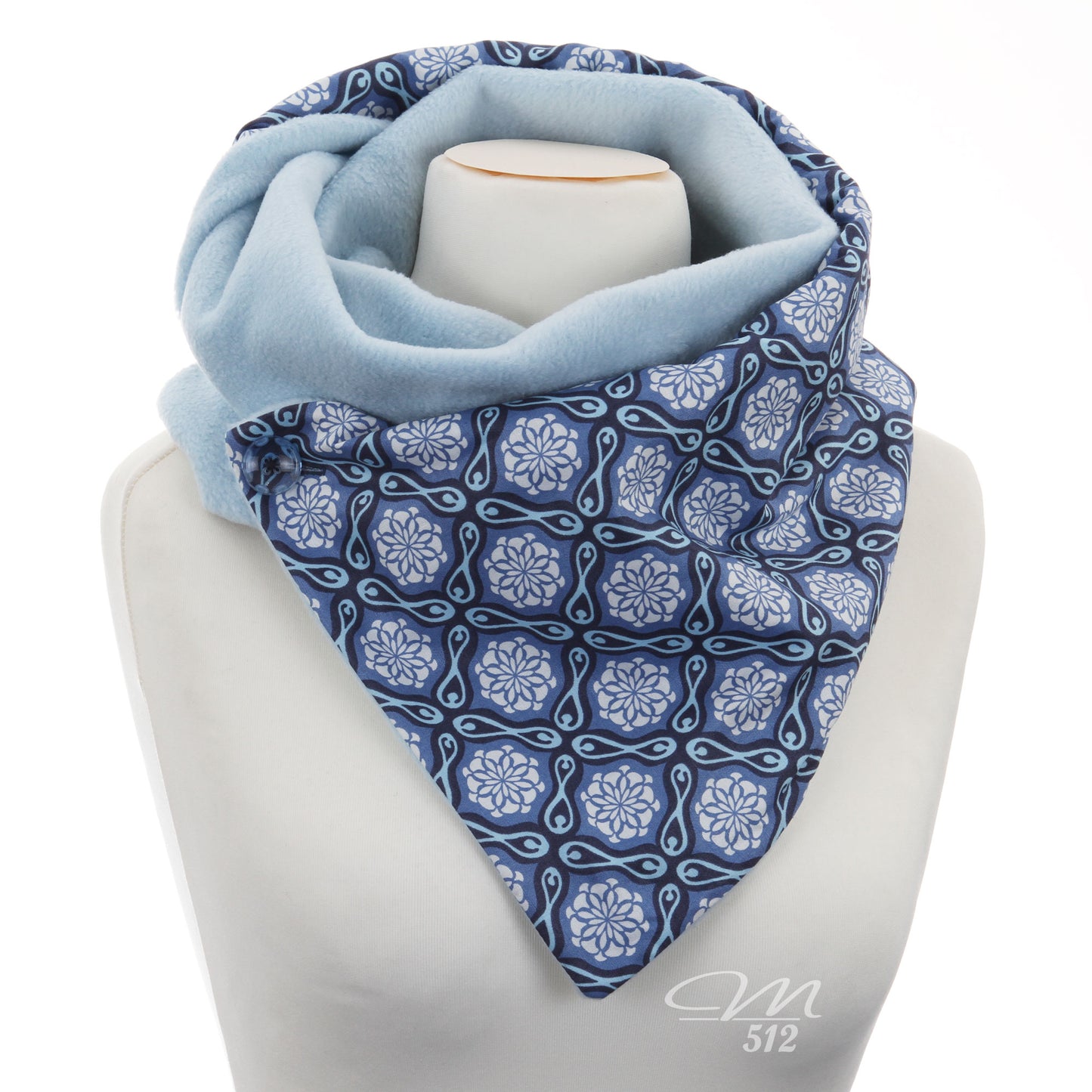 Warmes DRAPÉ Sym Light-Blue