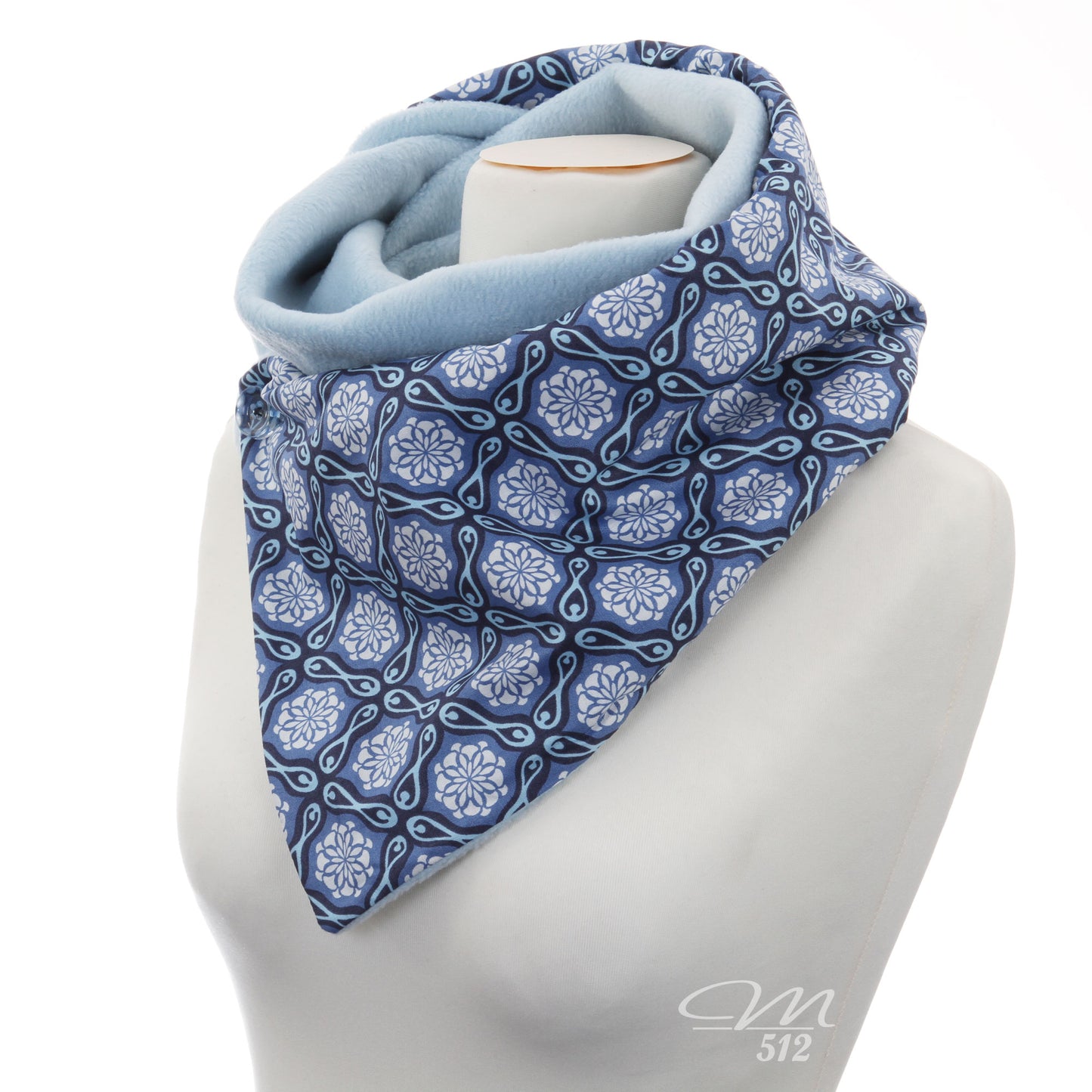 Warmes DRAPÉ Sym Light-Blue