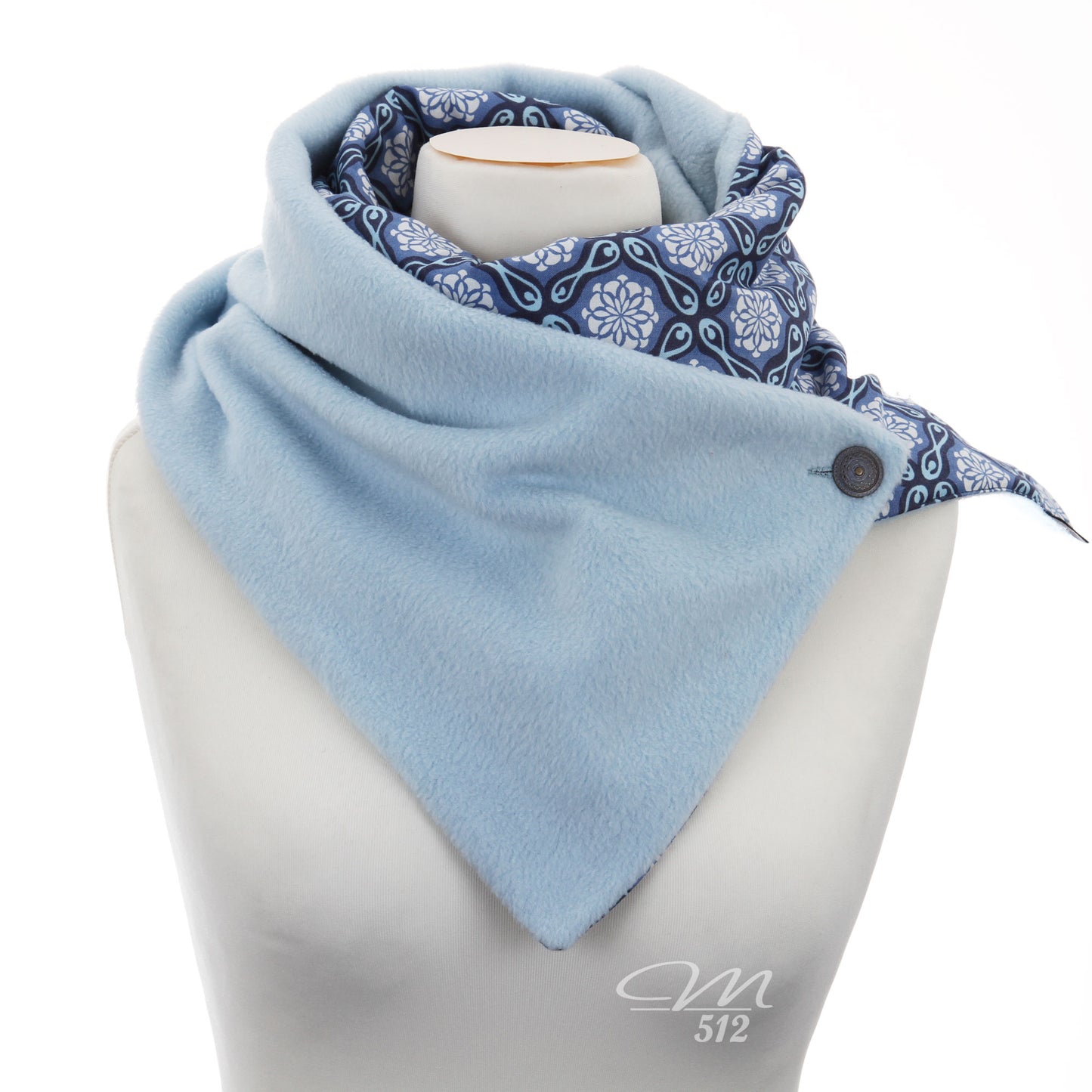 Warmes DRAPÉ Sym Light-Blue
