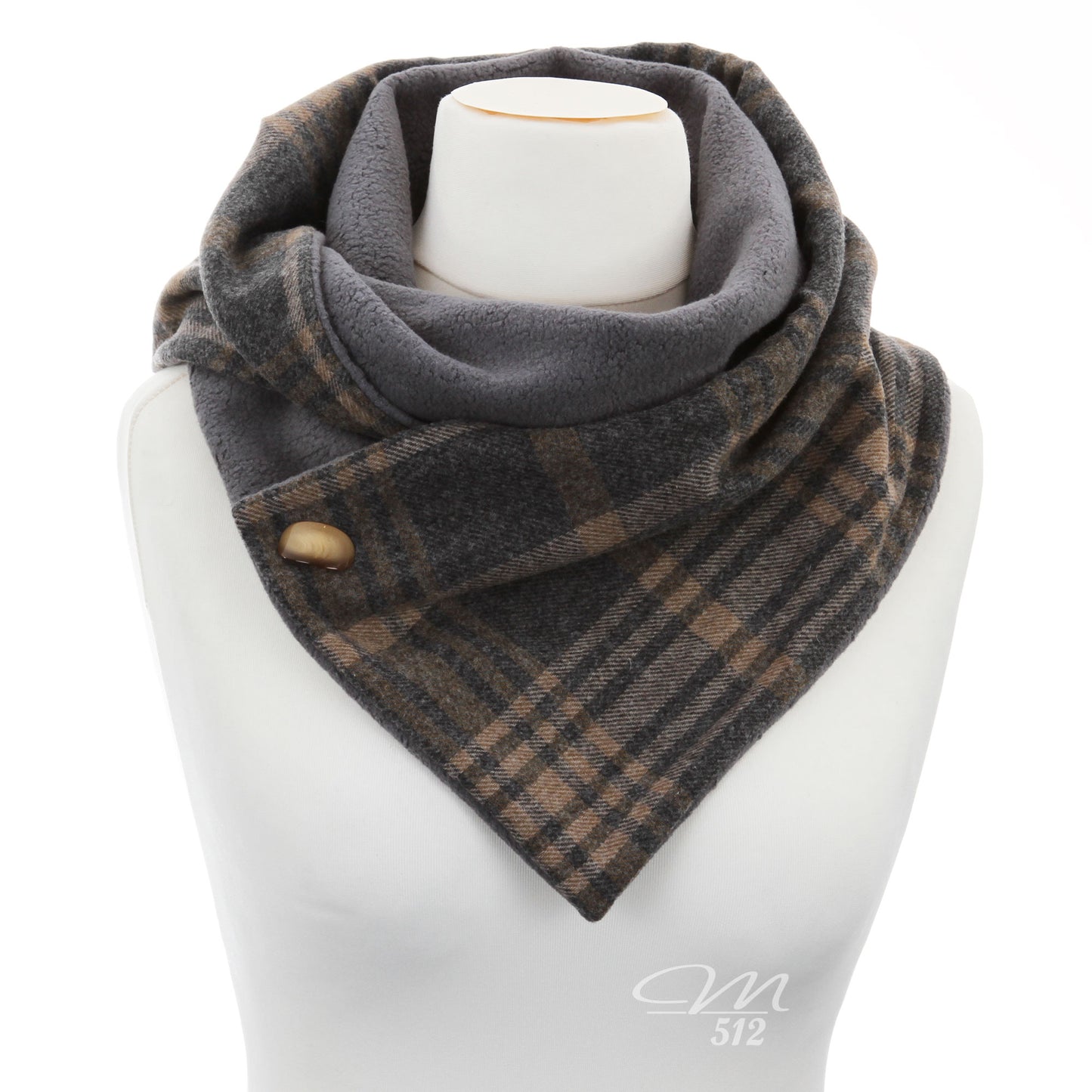 Warmes DRAPÉ Windsor Lady Grau