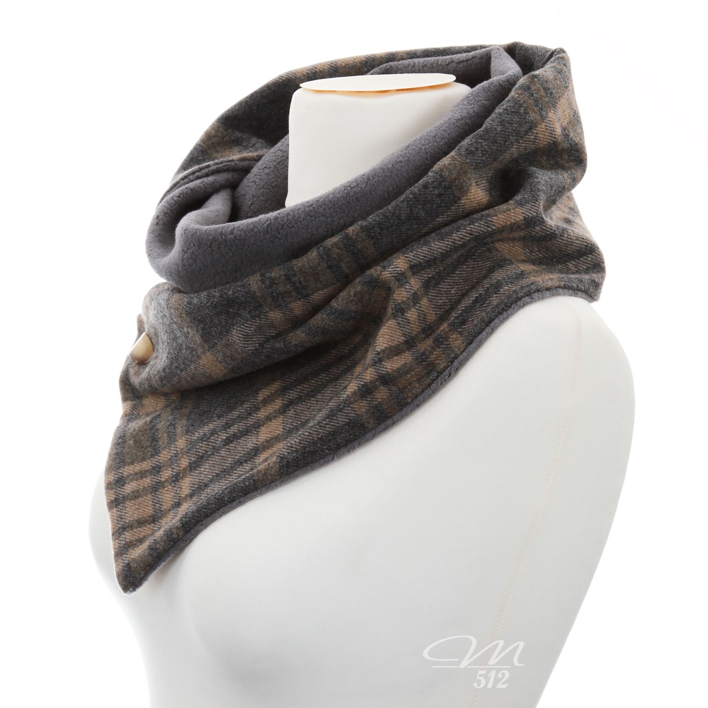 Warmes DRAPÉ Windsor Lady Grau