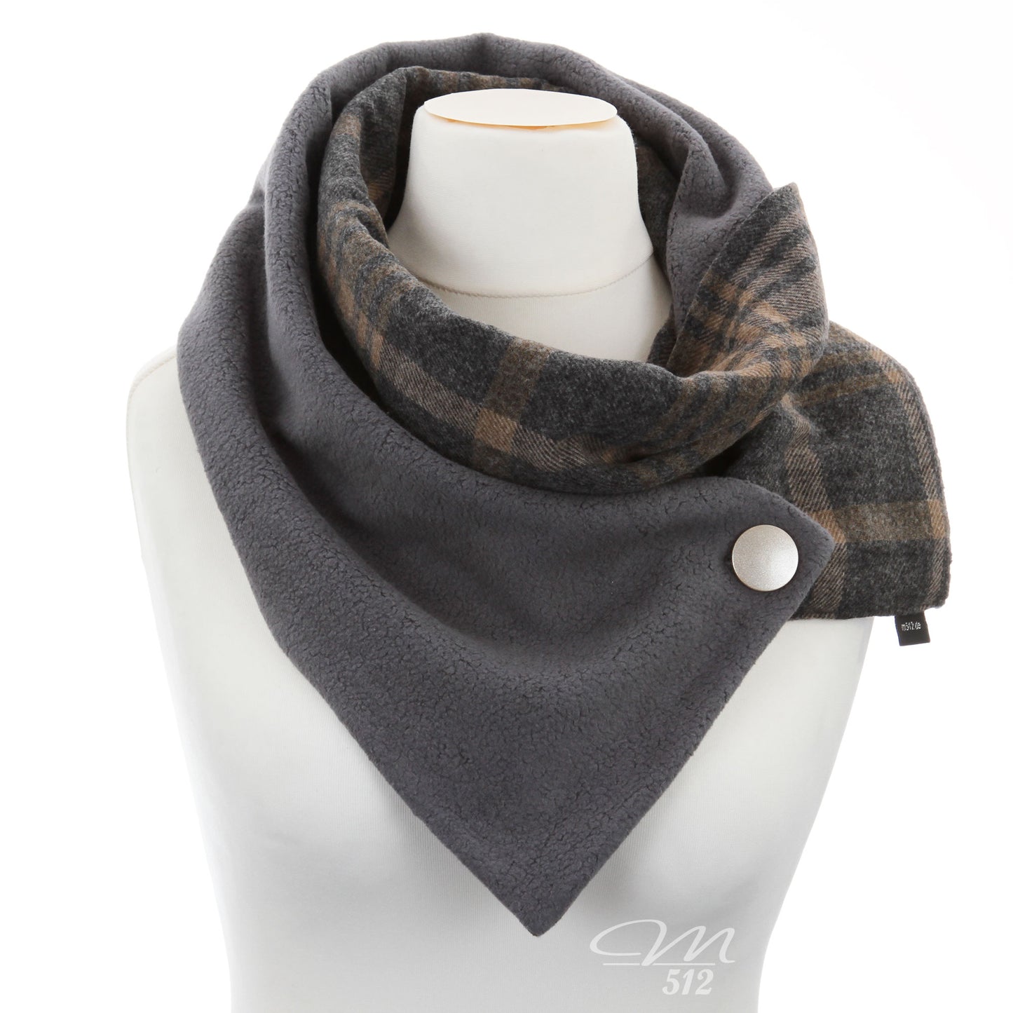 Warmes DRAPÉ Windsor Lady Grau