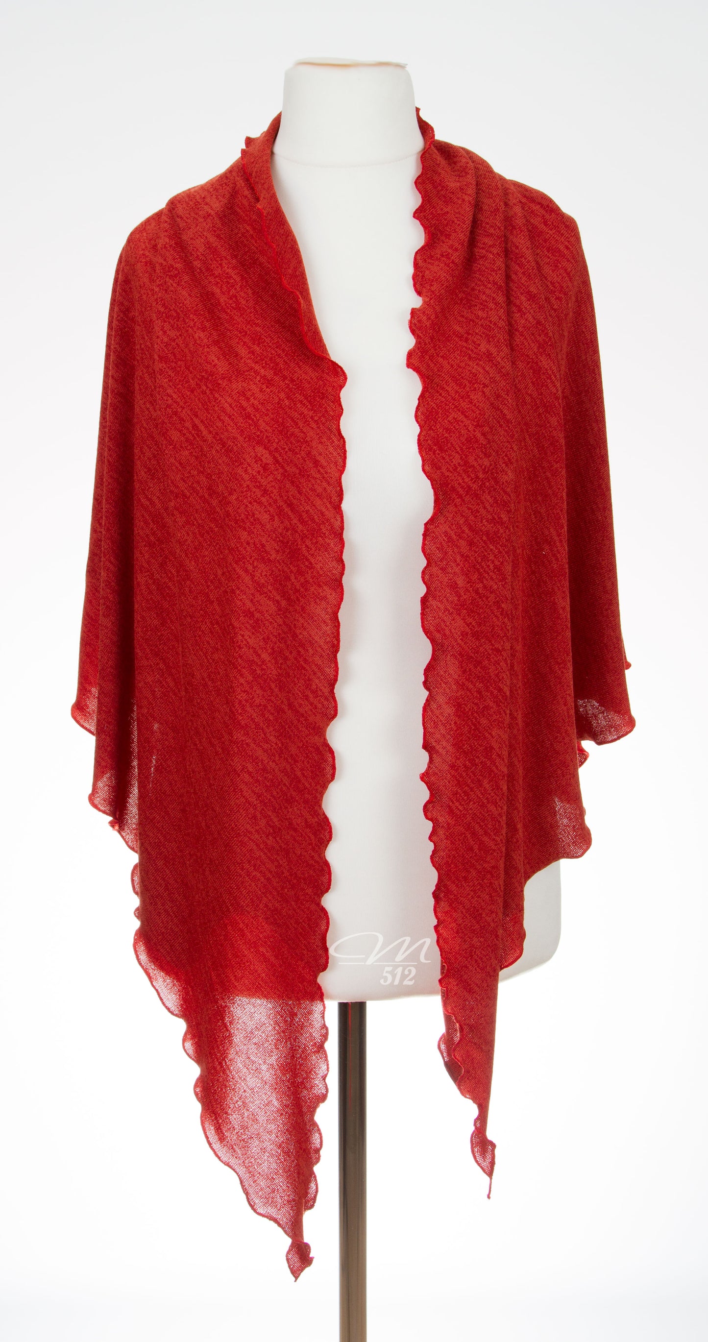 Strick-3Eck Rot-Orange I
