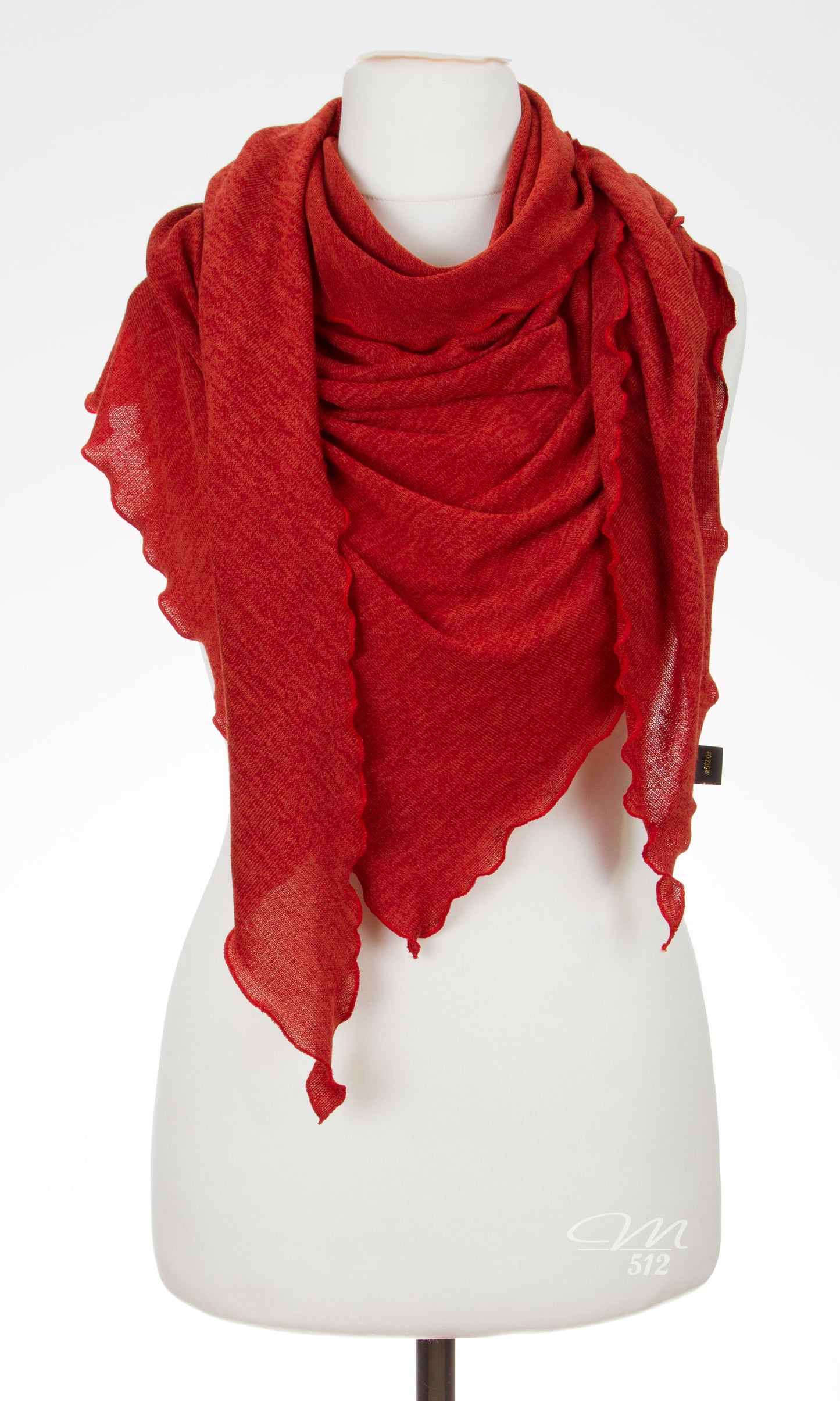 Strick-3Eck Rot-Orange I