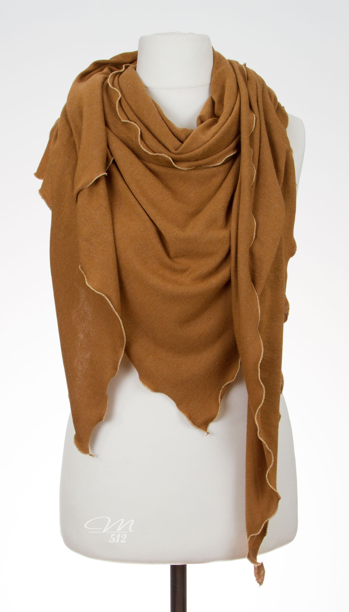 Strick-3Eck Camel Gold