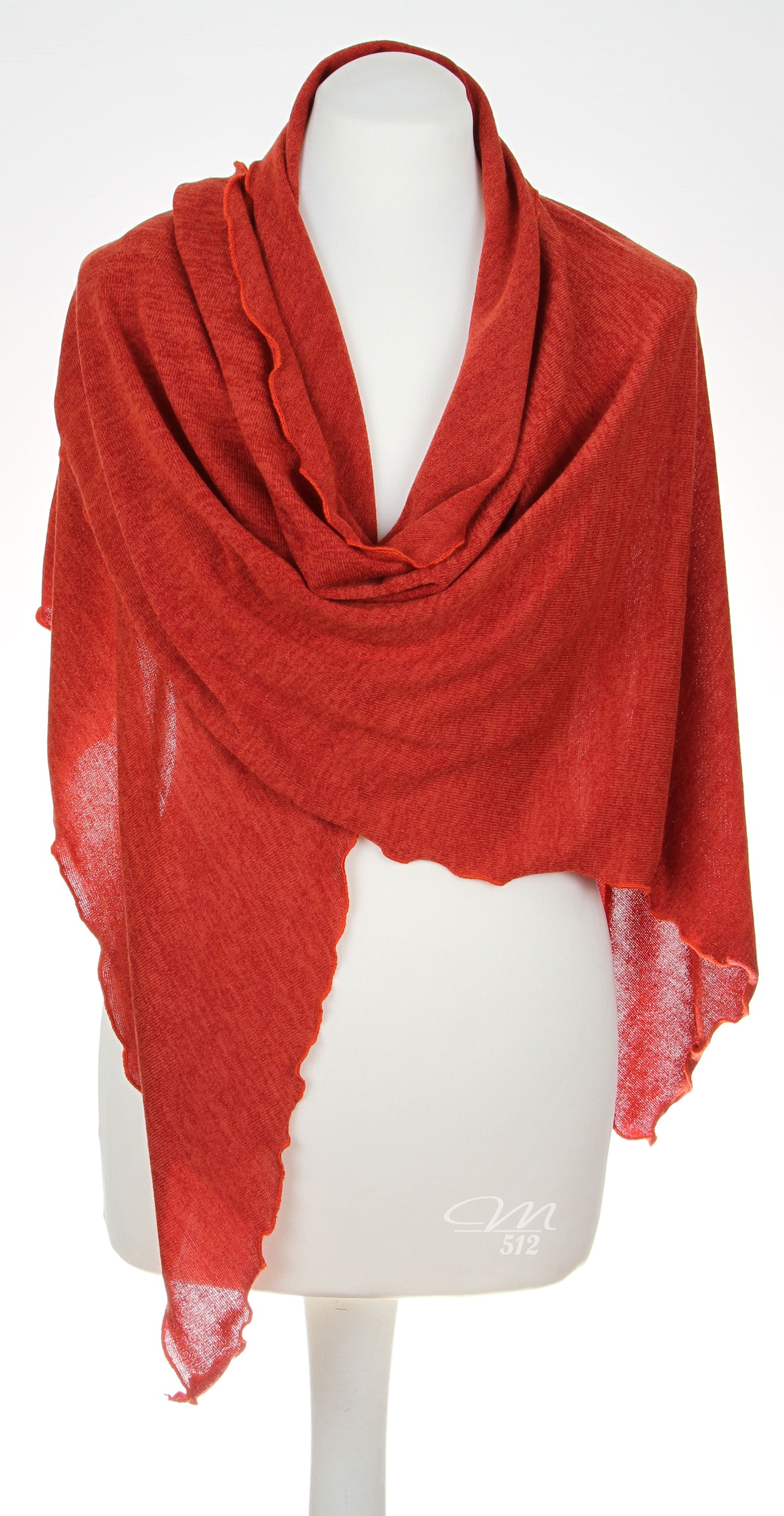 Strick-3Eck Rot-Orange II