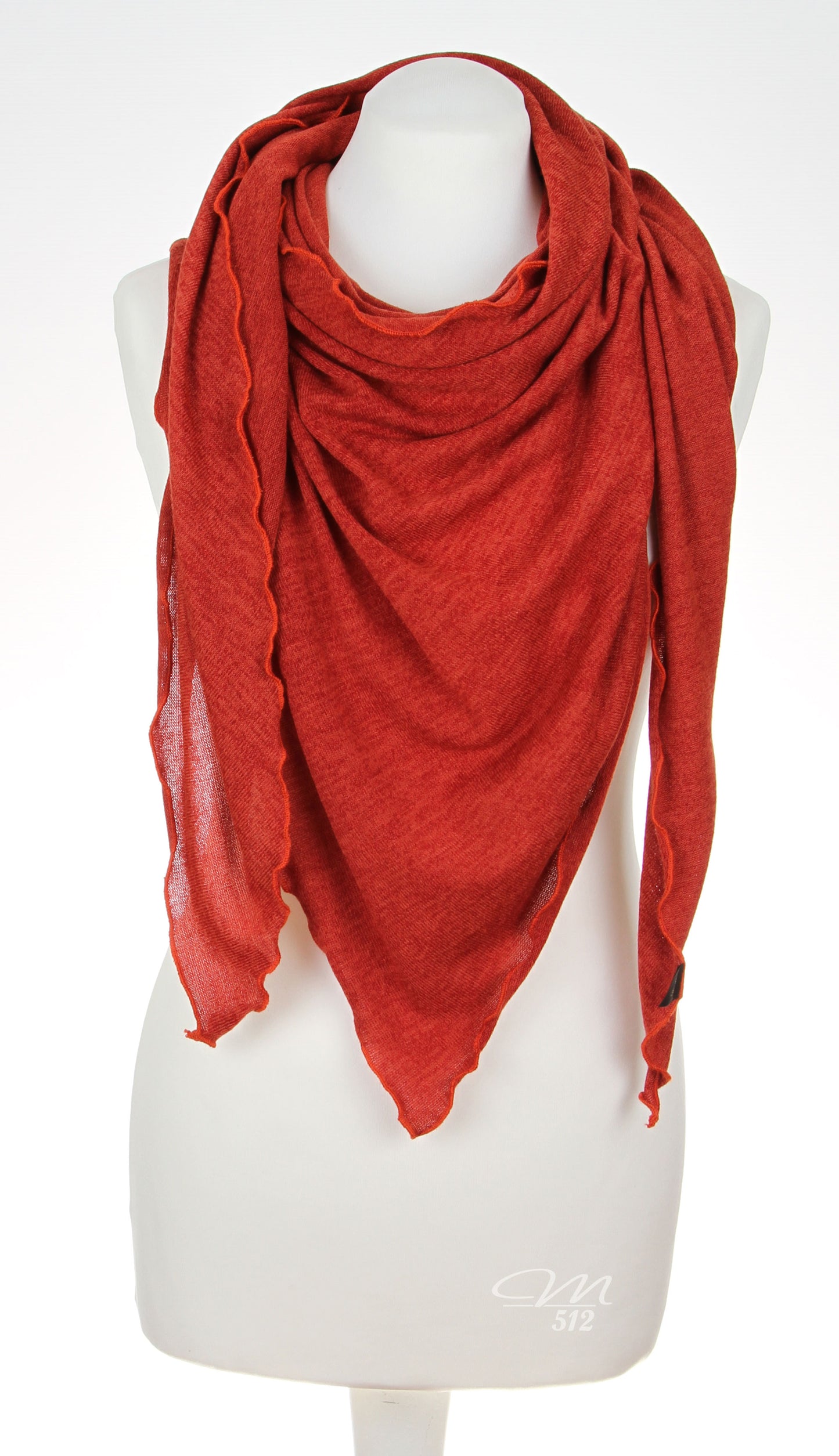 Strick-3Eck Rot-Orange II