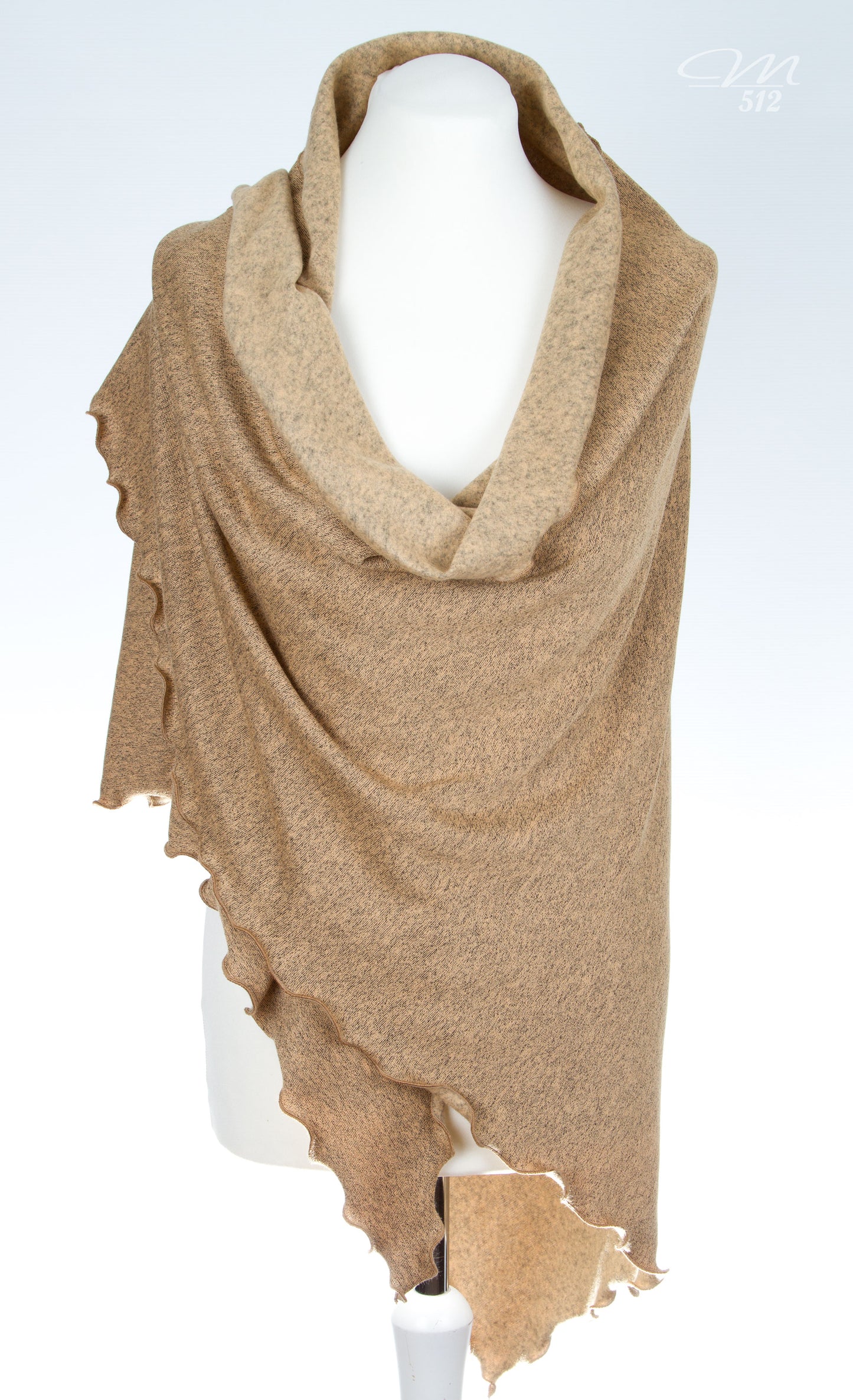 Strick-3Eck Beige-Gold