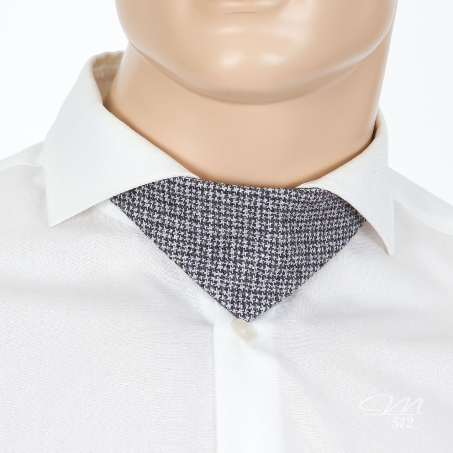 No-Tie Grau-Weiß