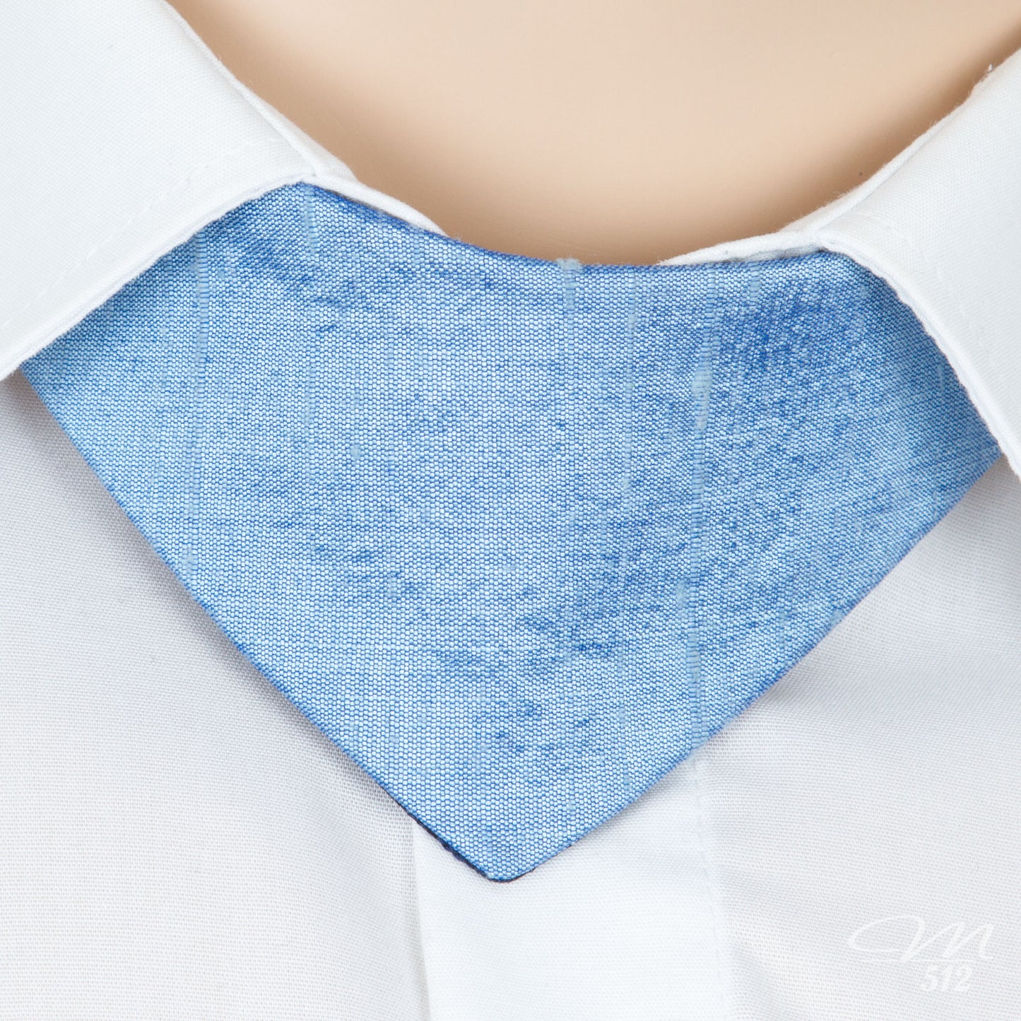 No-Tie Klassik + Eisblau