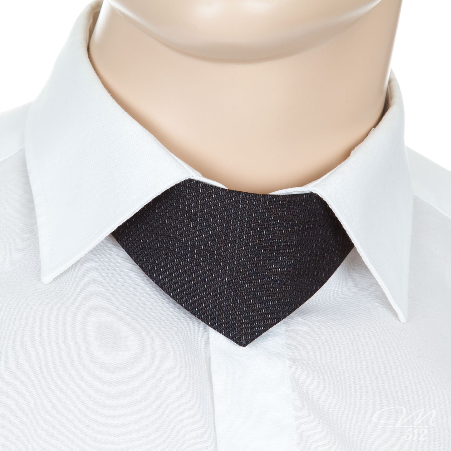 No-Tie Silver Skull