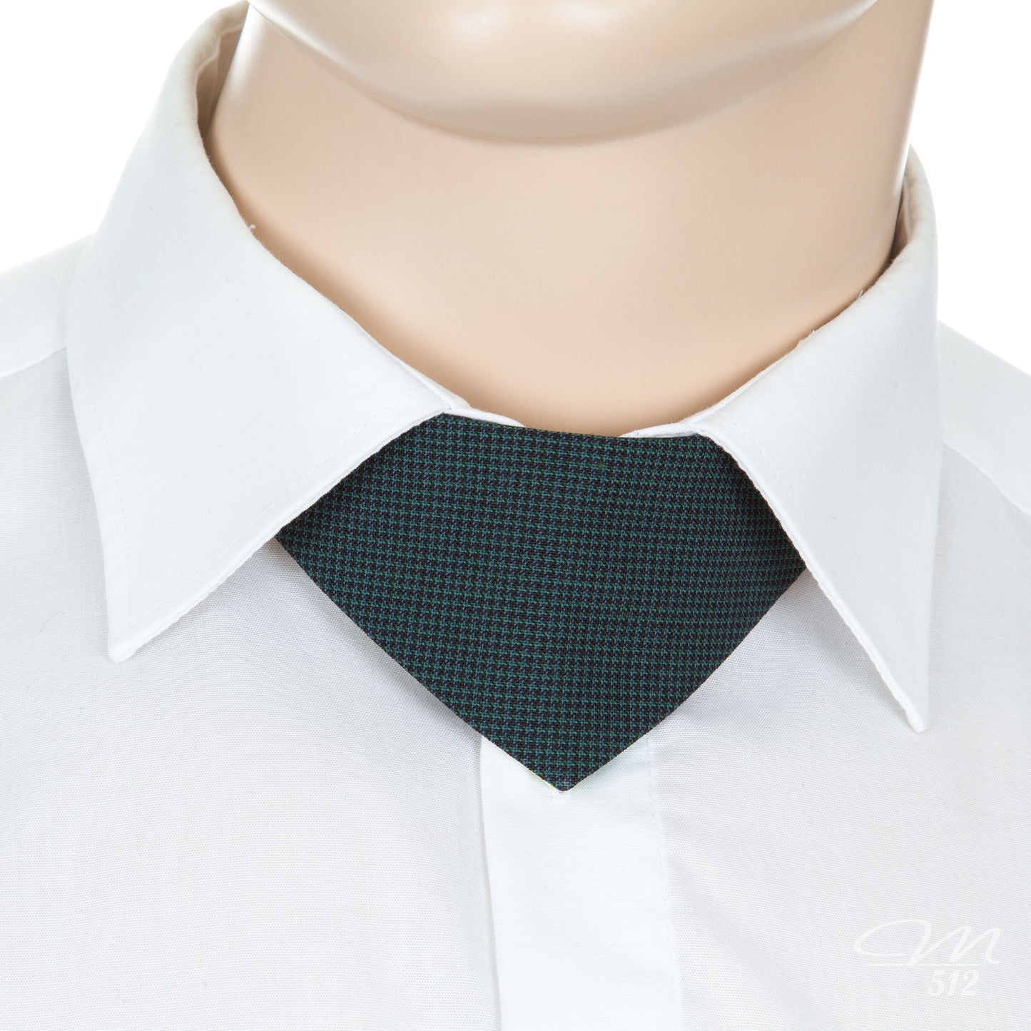 No-Tie Flourish Green & Dark