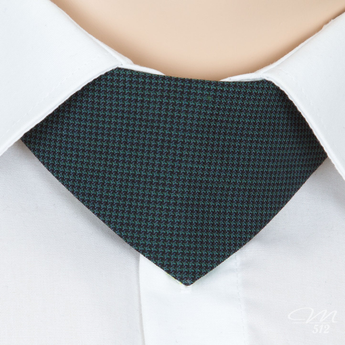 No-Tie Flourish Green & Dark