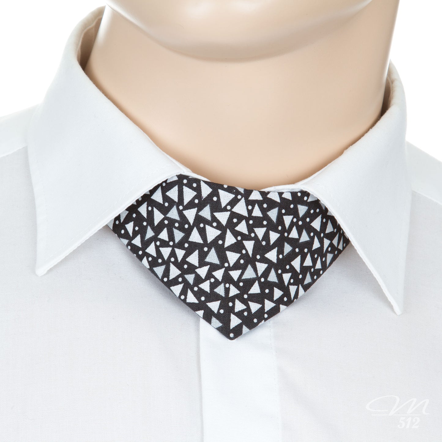 No-Tie Dreieck Anthrazit