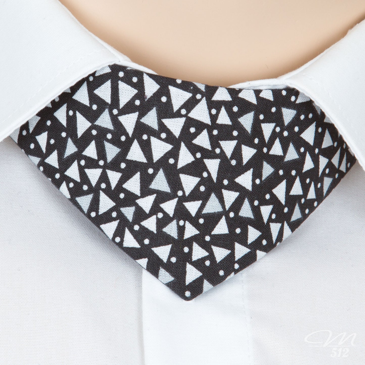 No-Tie Dreieck Anthrazit