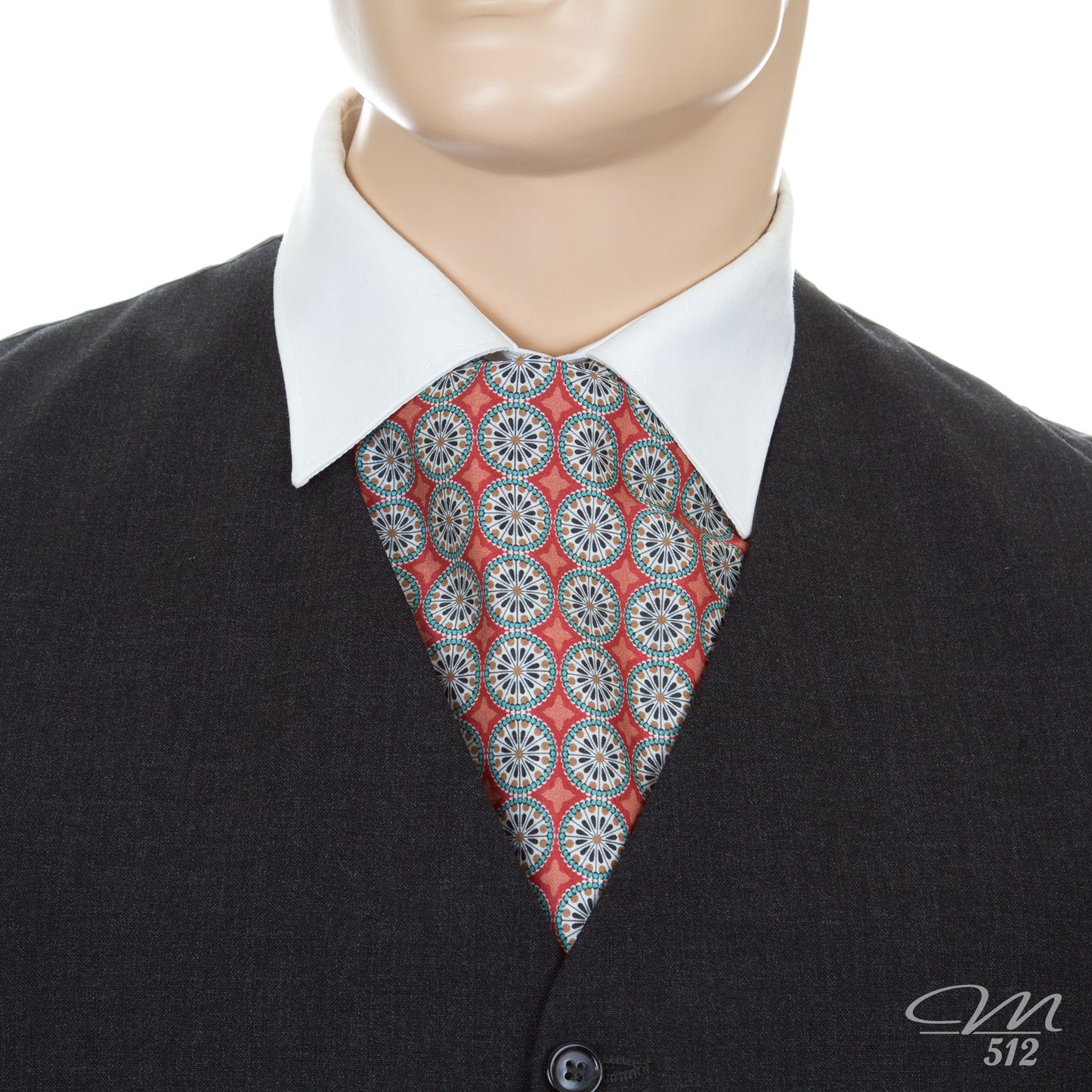 Krawattenschal Silk-Circle Orange