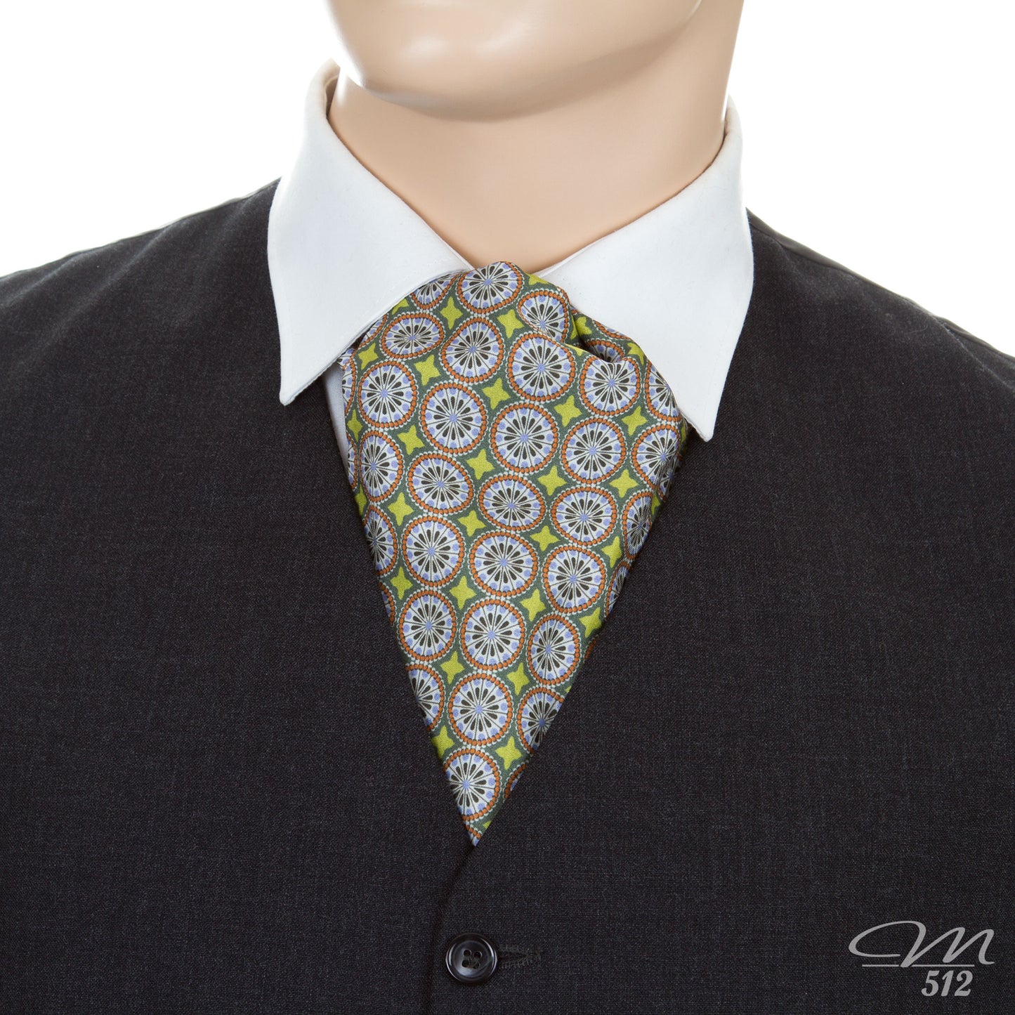 Krawattenschal Silk-Circle Green