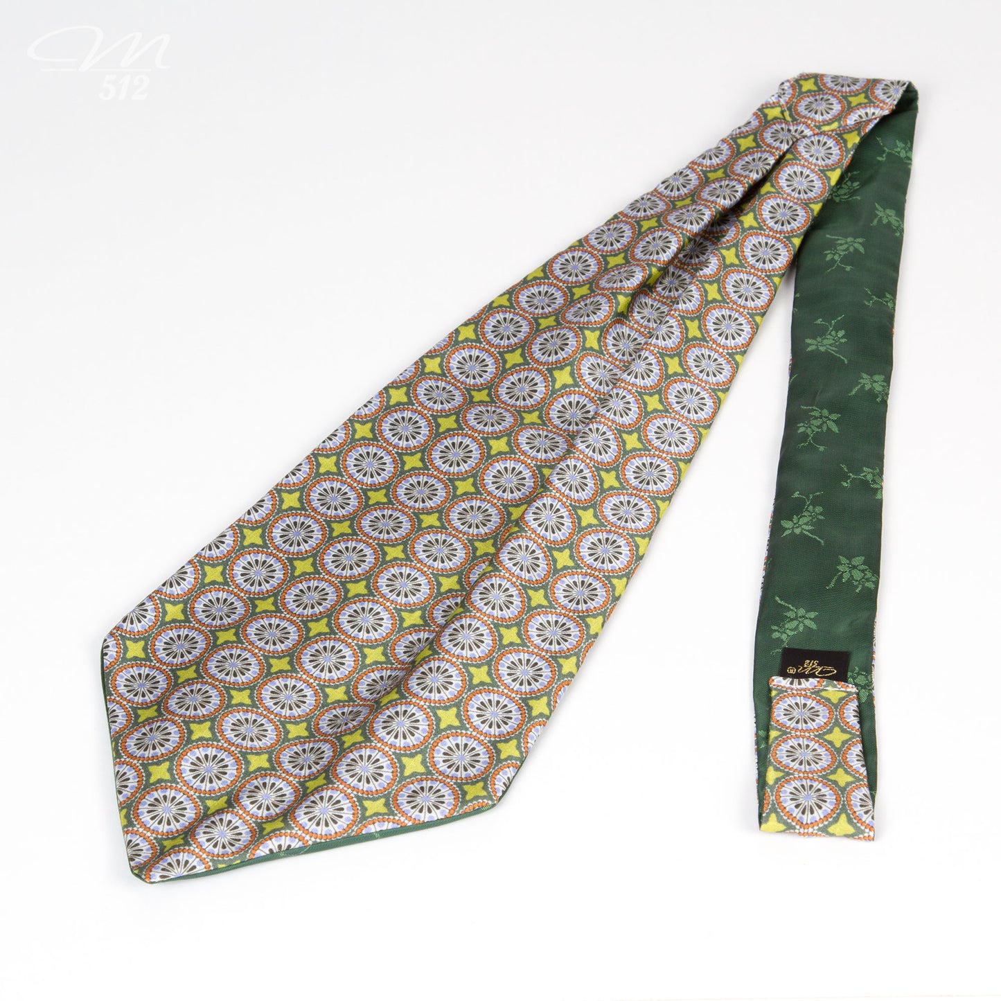 Krawattenschal Silk-Circle Green