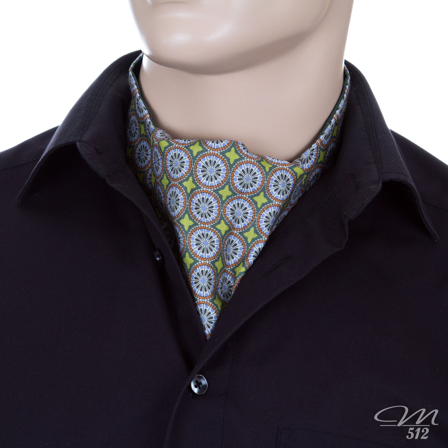 Krawattenschal Silk-Circle Green