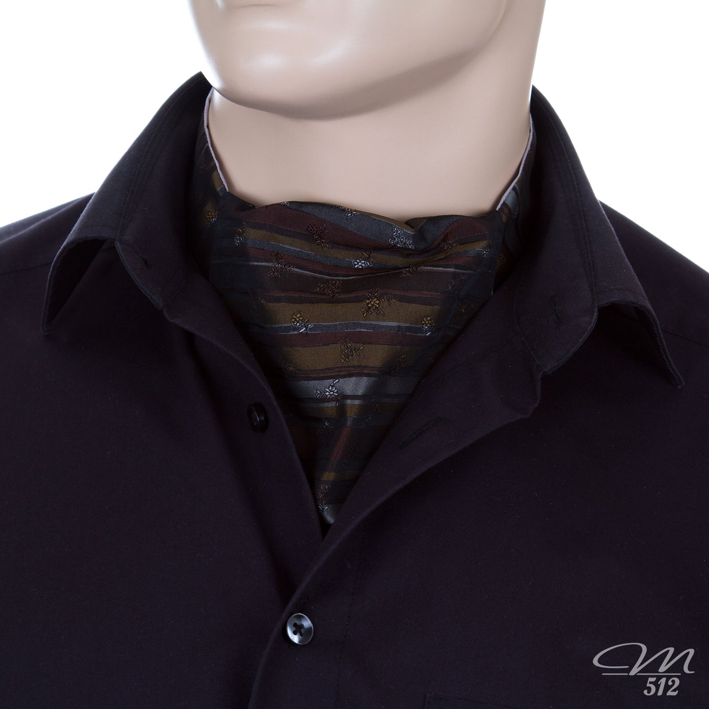 Krawattenschal Stripes Brown