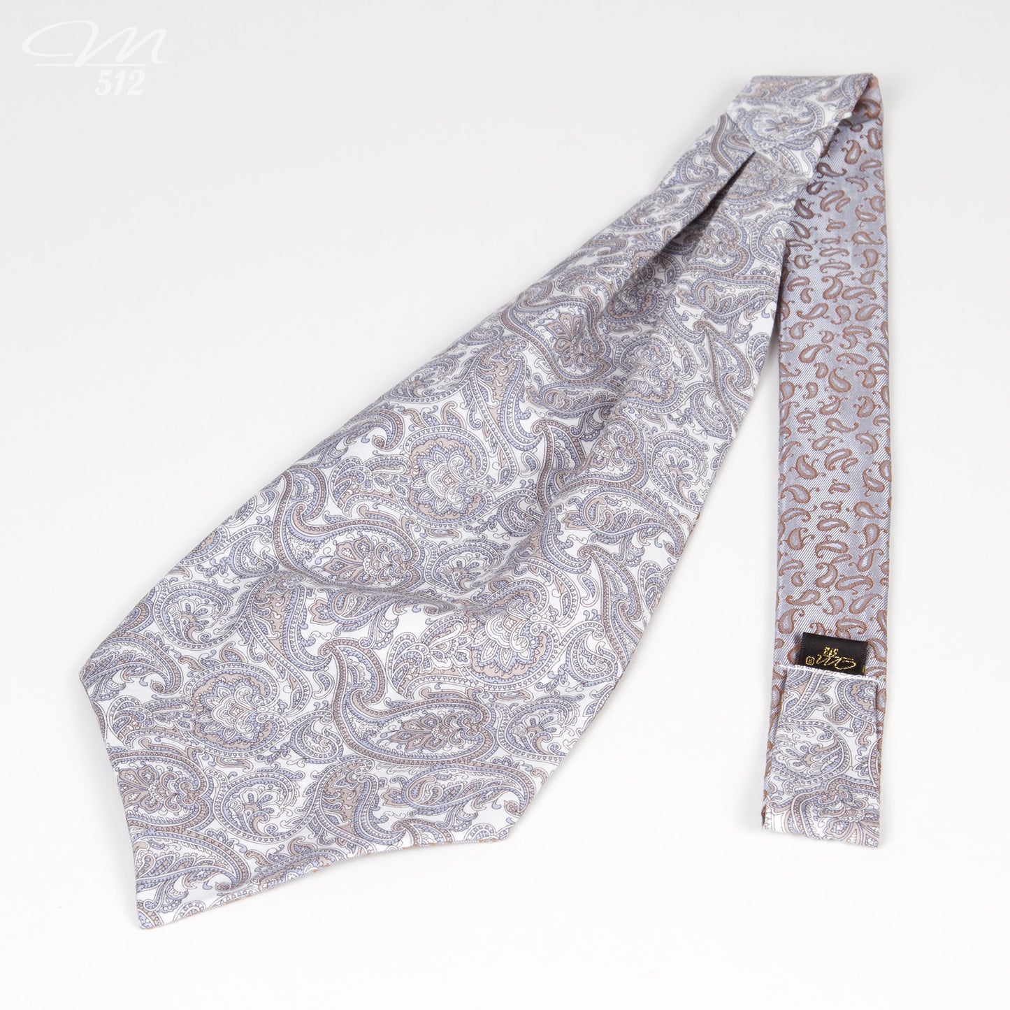 Wende-Krawattenschal Paisley Classic Bleu