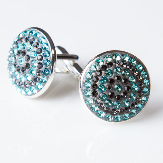 Manschettenknöpfe Türkis