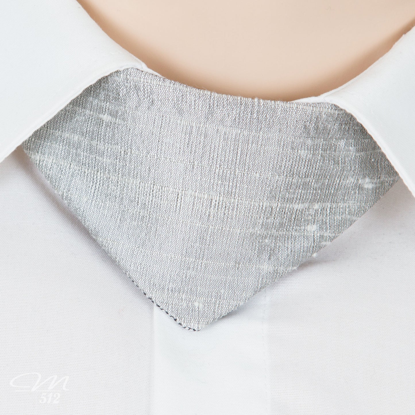 No-Tie Schwarz-Weiß-Silber