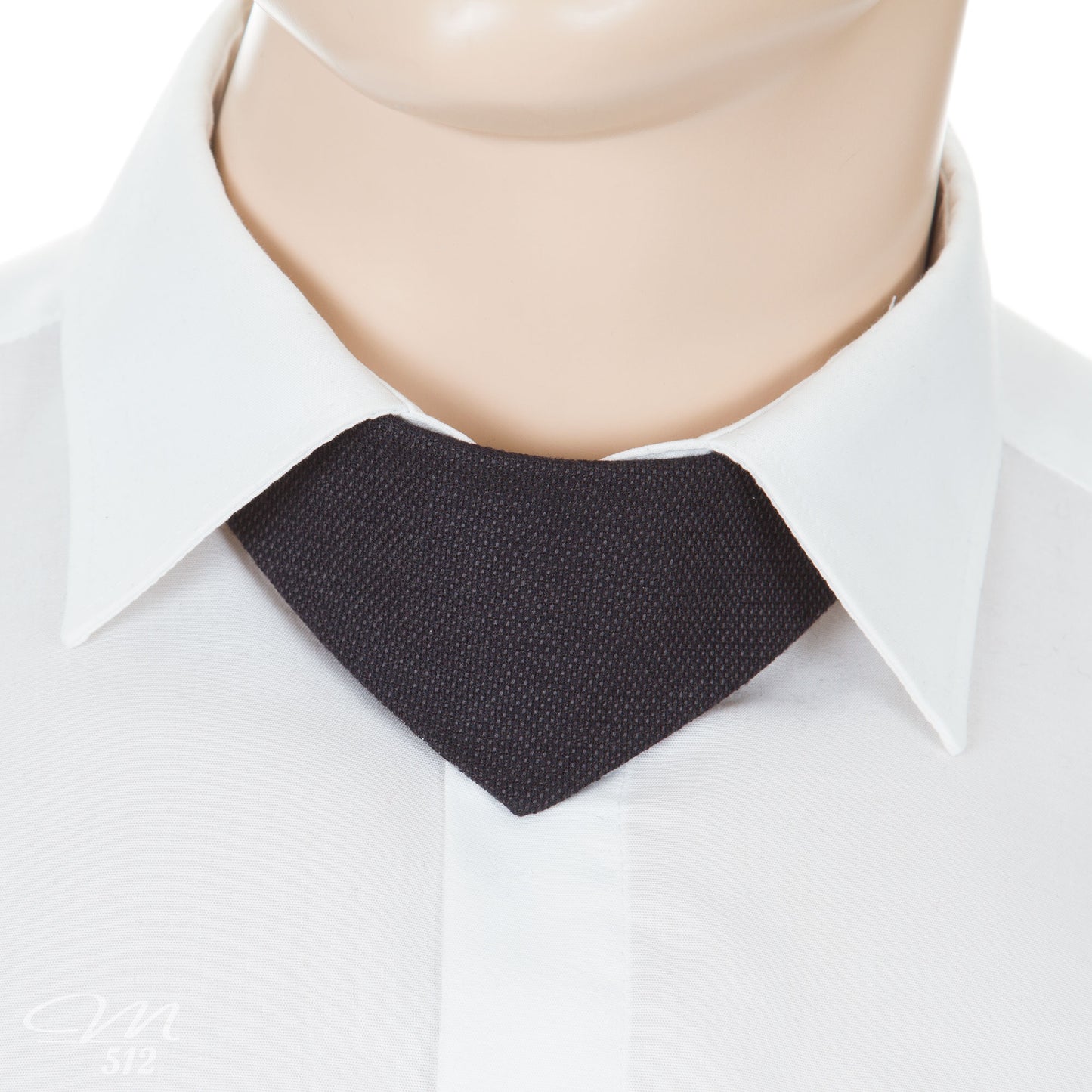No-Tie Silver Grid Blueblack