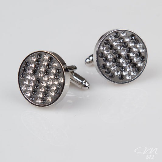 Manschettenknöpfe Silver Matrix