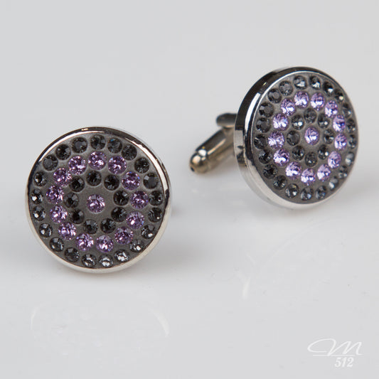 Manschettenknöpfe Flieder